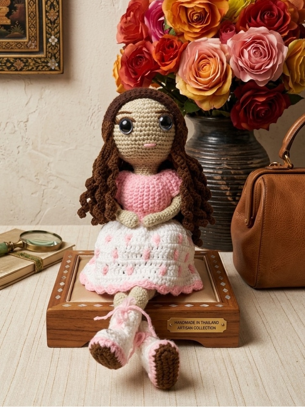 Handcrafted Amigurumi Collectible Doll by PISSAMAI | Artisan Made in Thailand